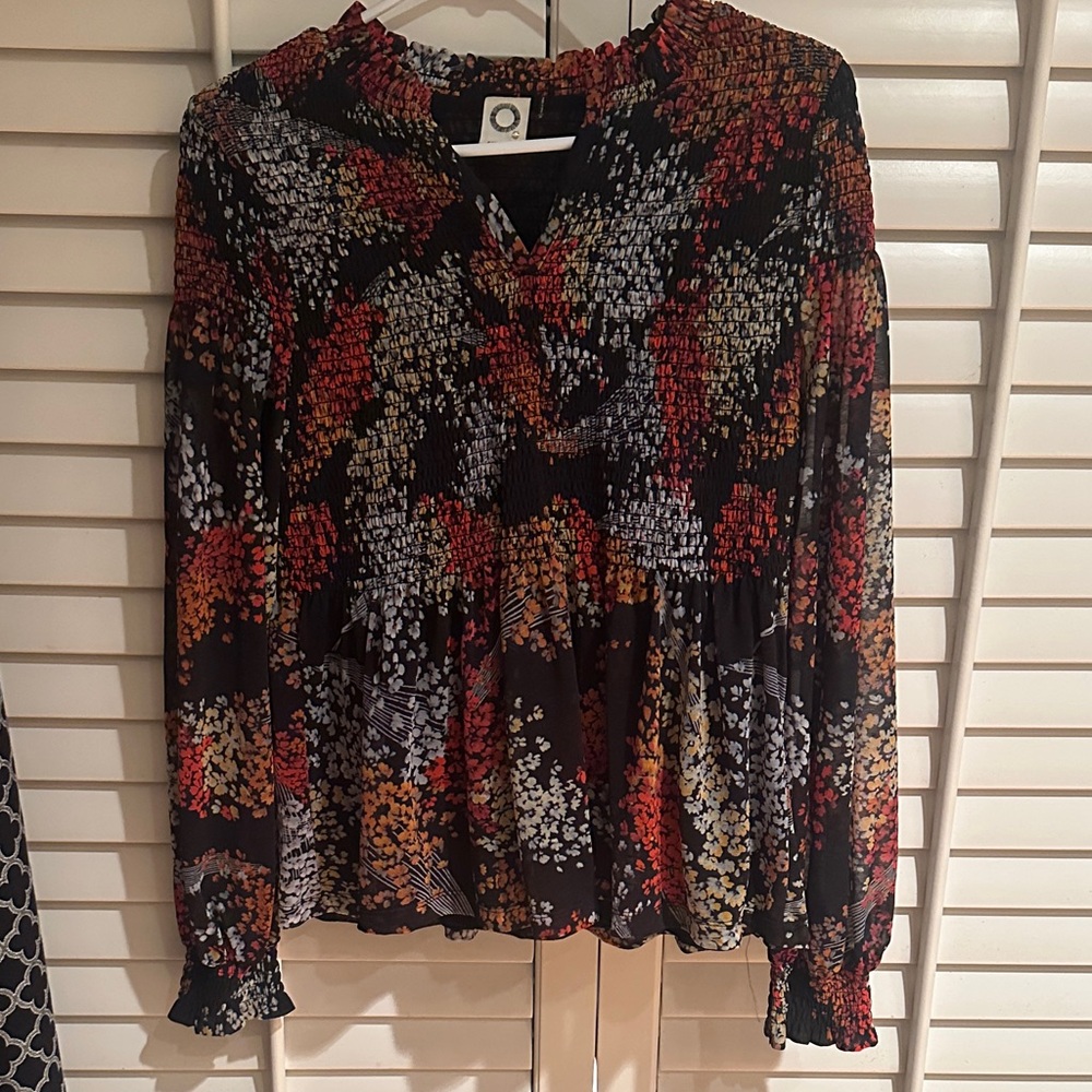 Floral Patterned Women's Top